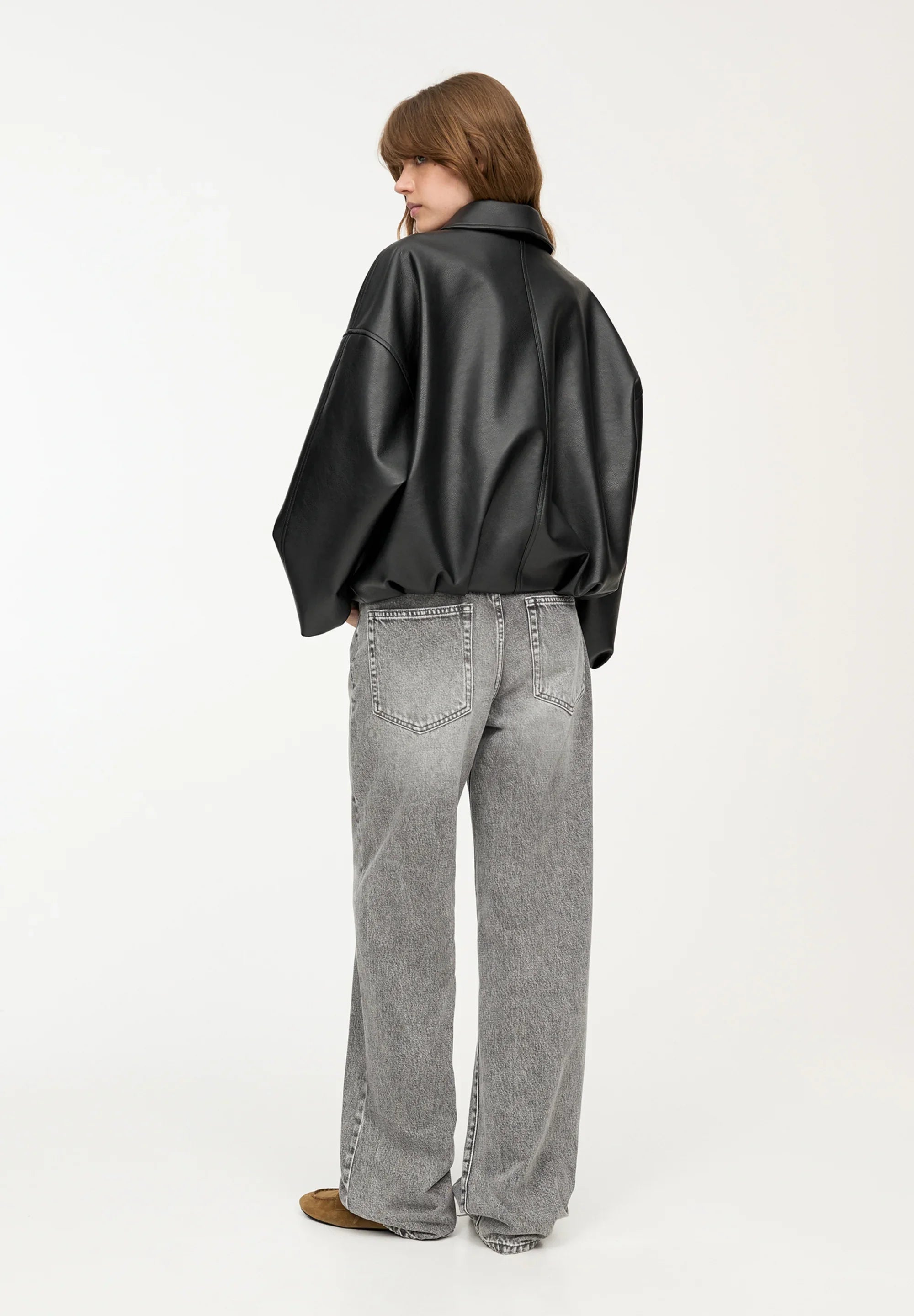 Blair | Oversized Leather Jacket