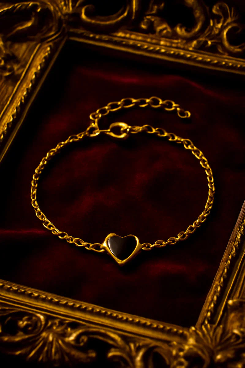 Velora D’or Heart Bracelet – 18k Gold
