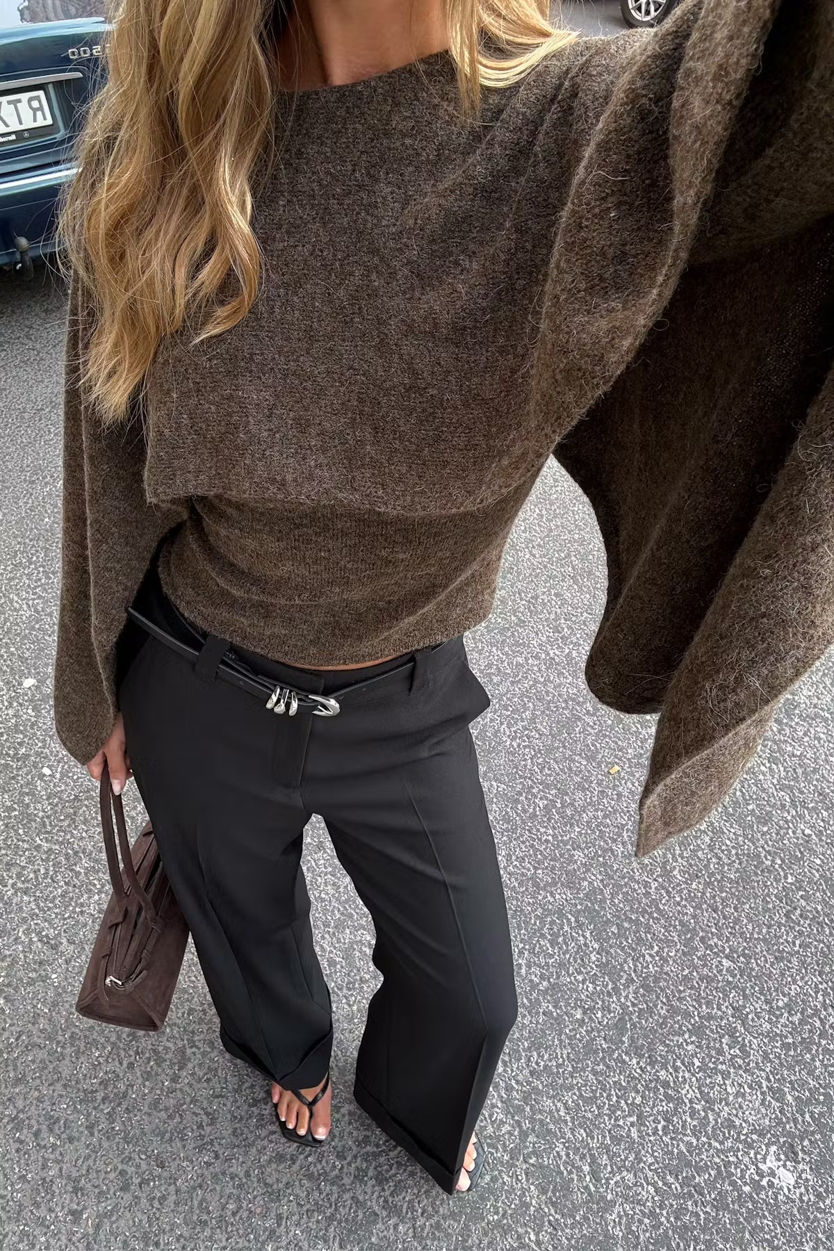 Emma's Knitted cape top