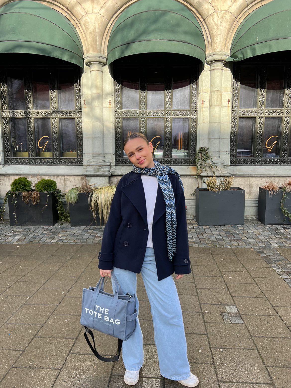 Gina Short double-breasted coat