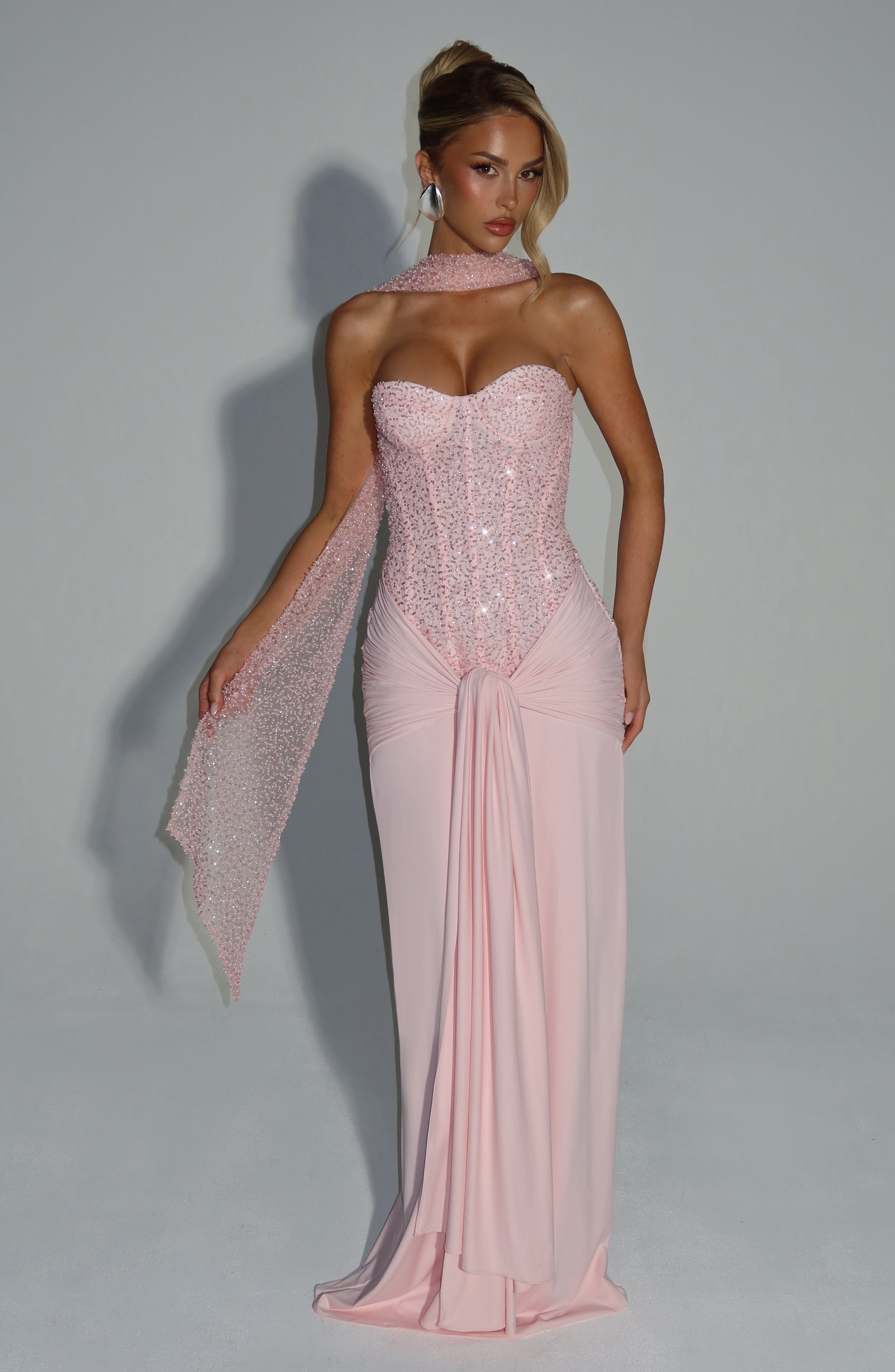 Eline's Maxi Dress - Blush Pink