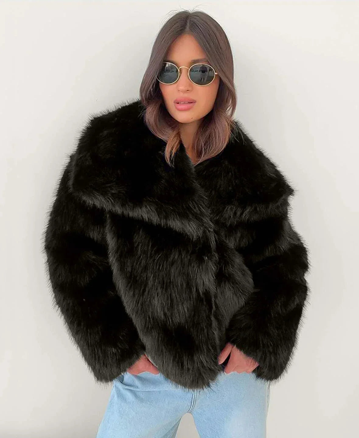 Jessica Faux Fur Coat