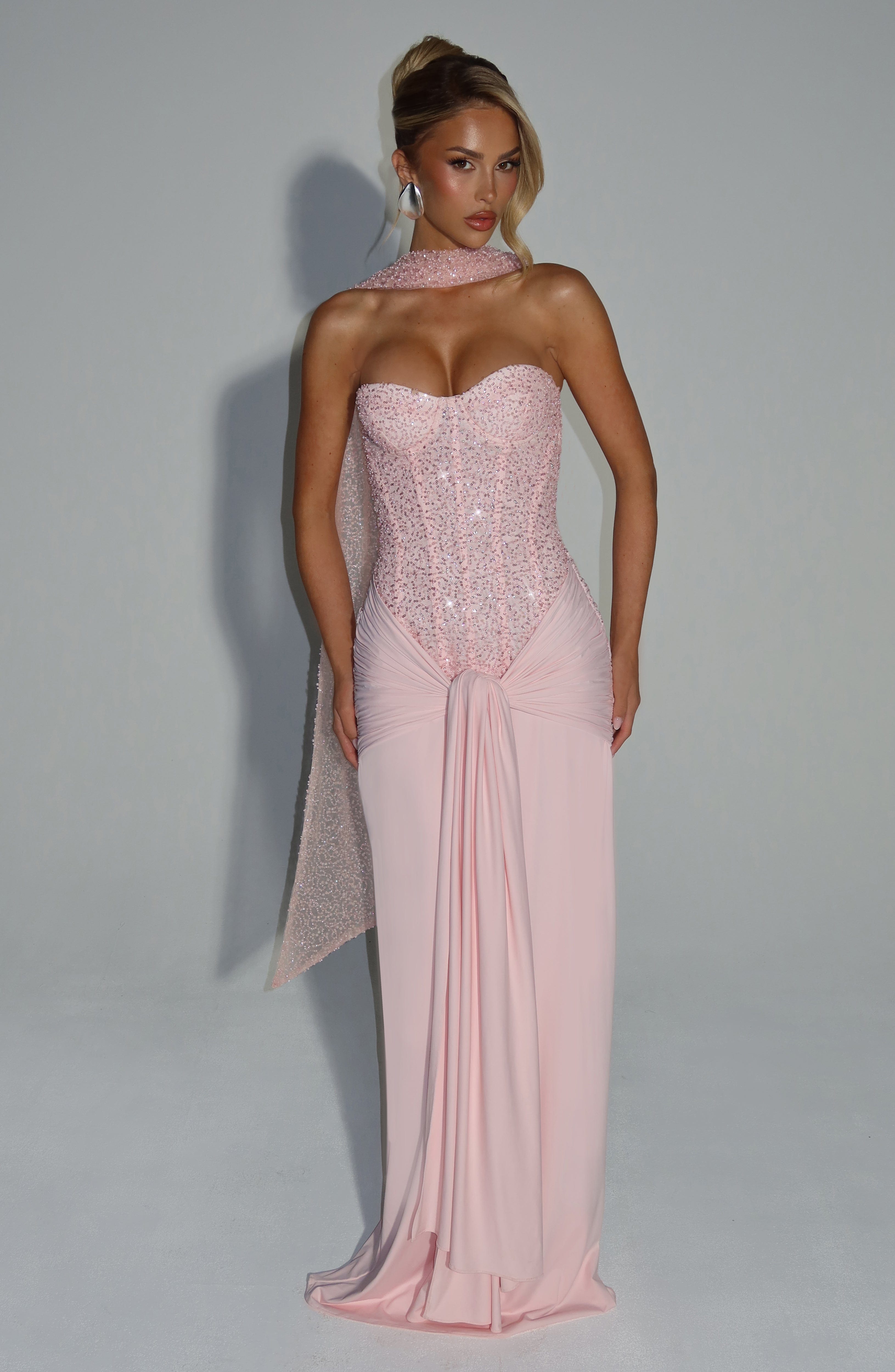 Eline's Maxi Dress - Blush Pink